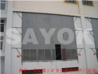 淮南潘三矿变压器室刚大门现场
