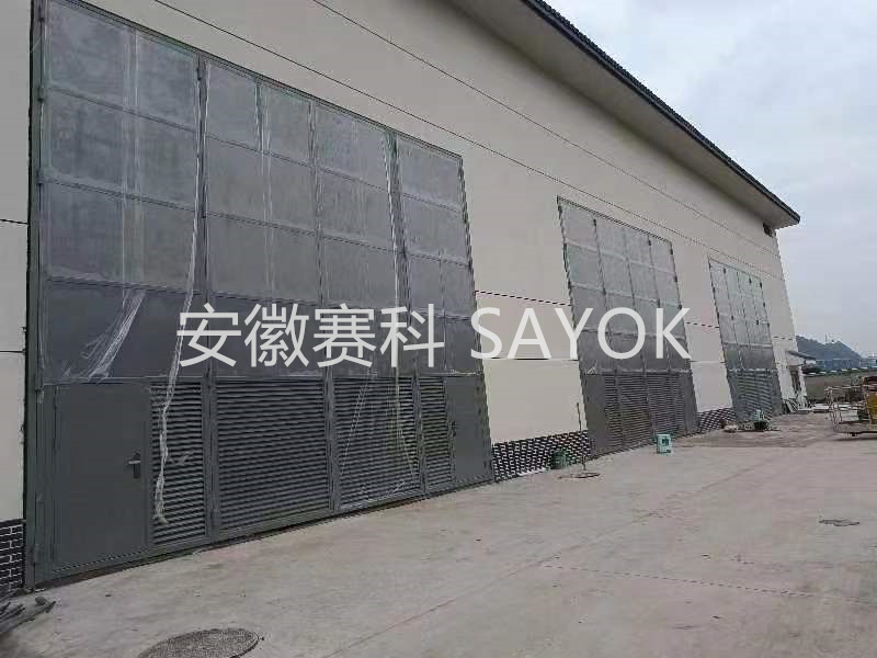 SAYOK赛科 变电站主变大门 安装现场