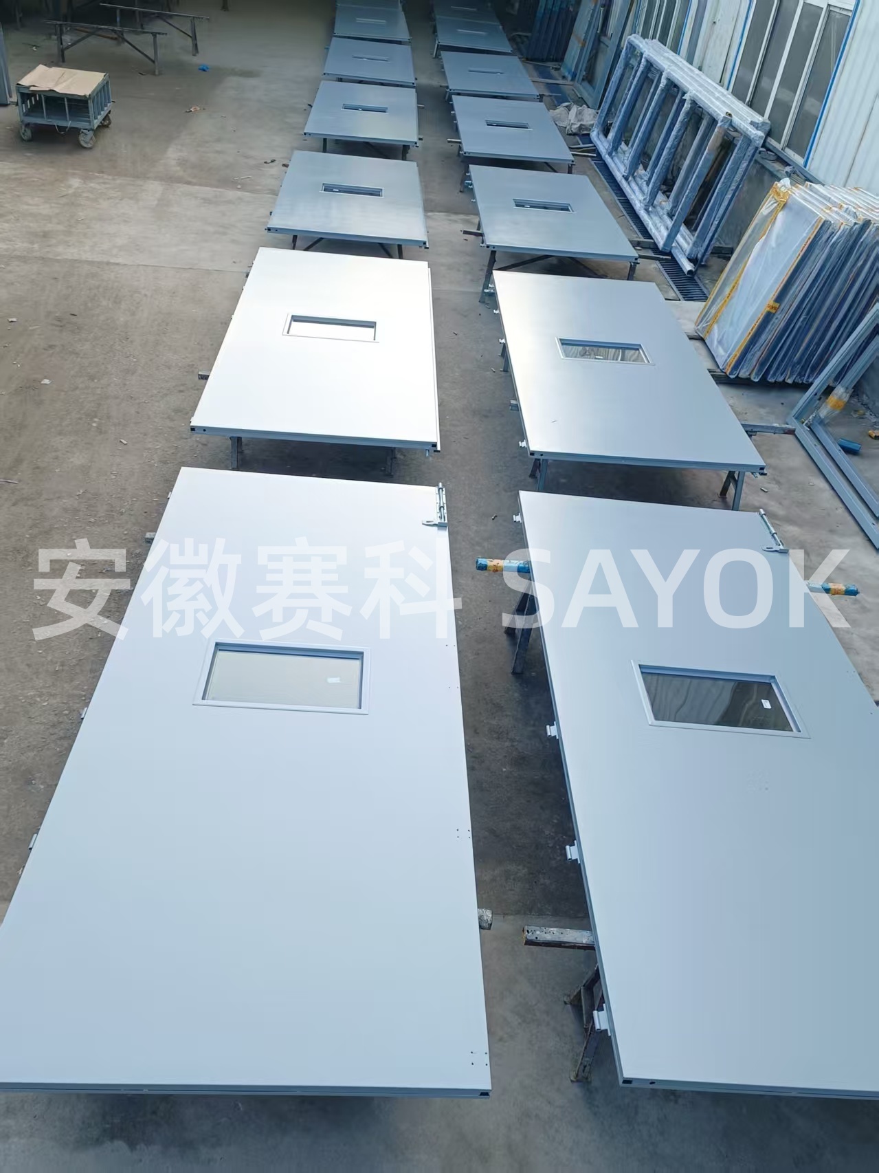 SAYOK赛科 不锈钢面板喷塑保温门