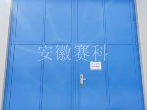 莱加榆林项目，夹心板钢大门